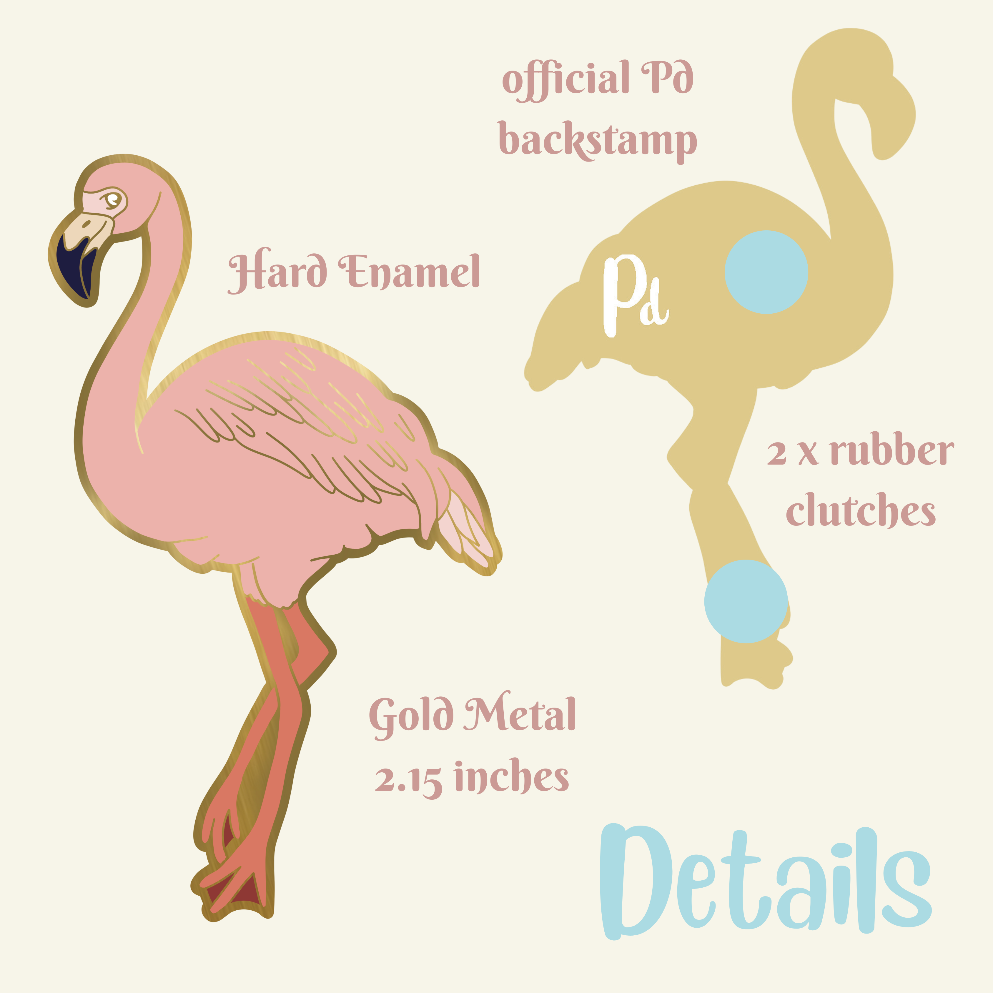 PRE ORDER Flossy Enamel Pin