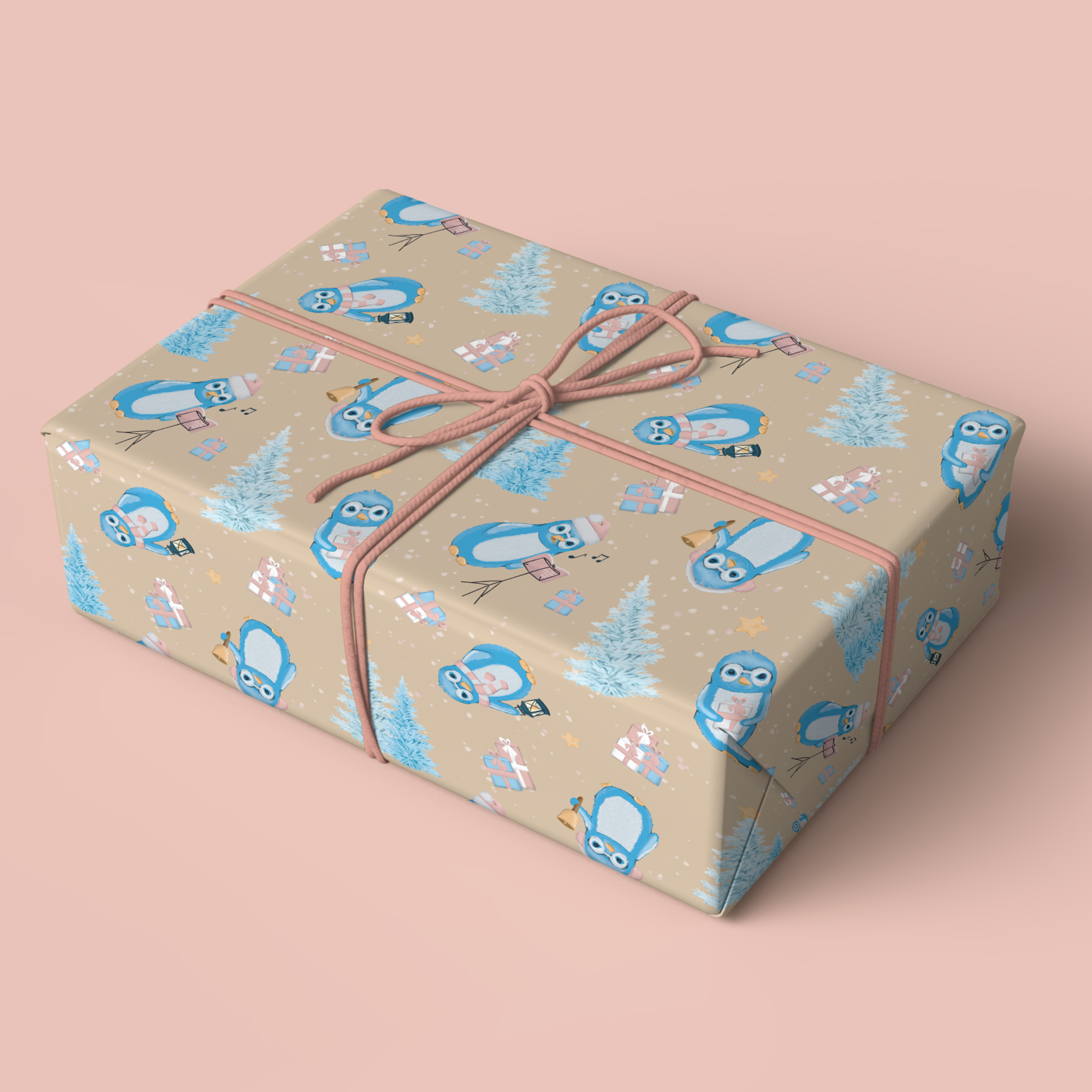 Bluw Penguin Gift Wrap