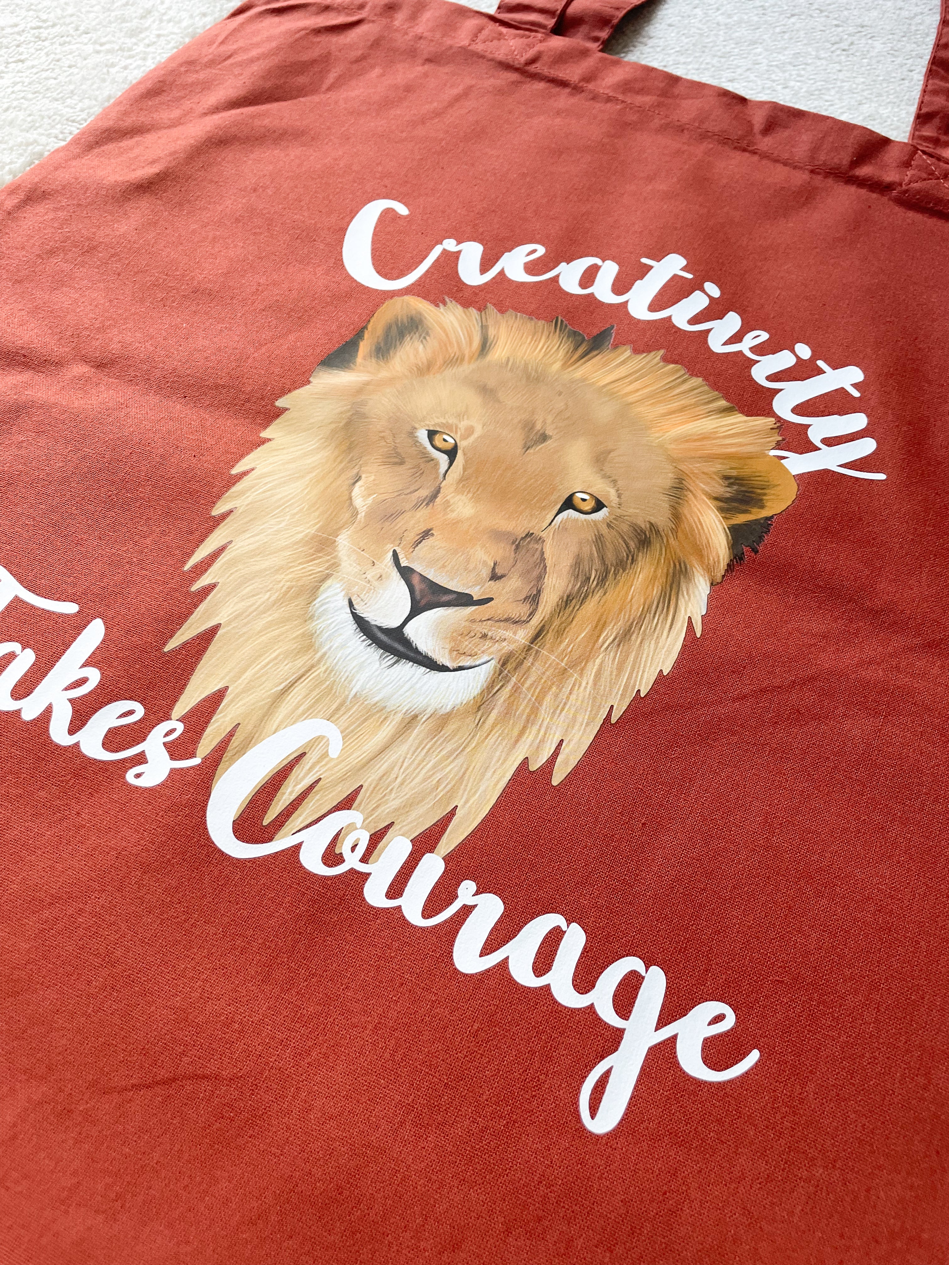 Creativity Takes Courage Tote Bag