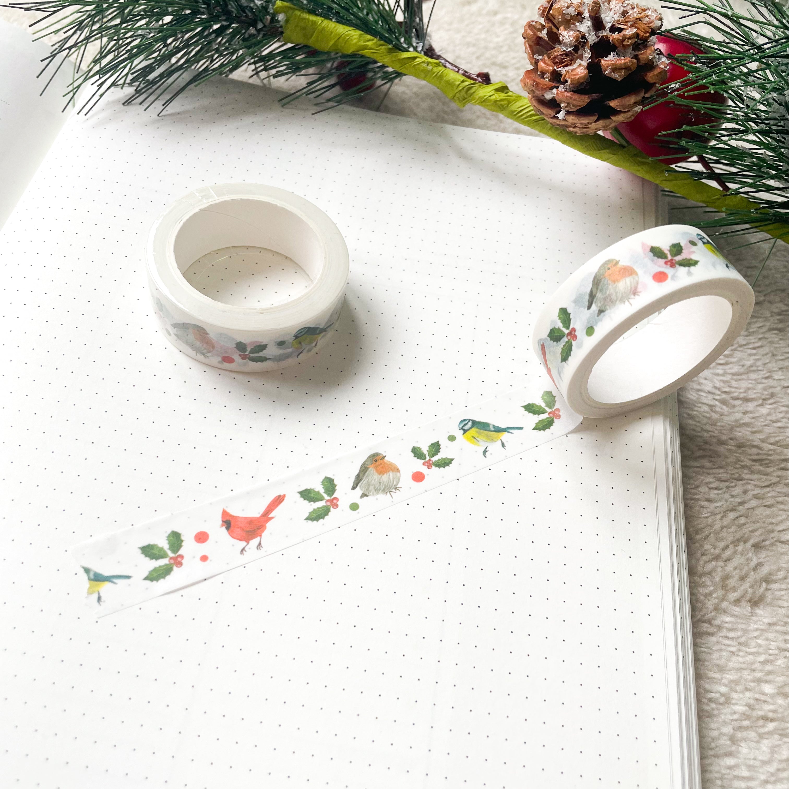 Robin Christmas Washi Tape