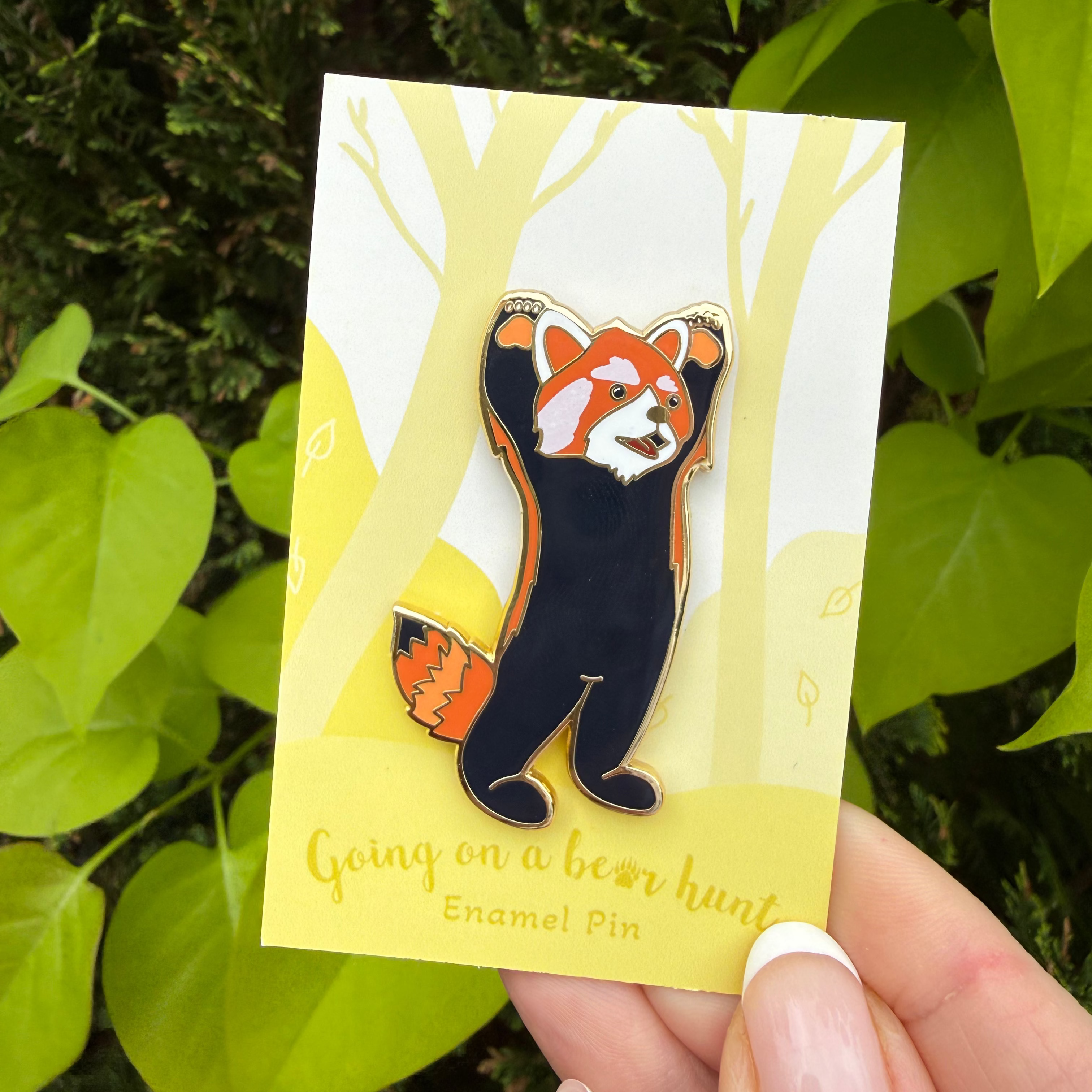 Reggie the Red Panda Enamel Pin