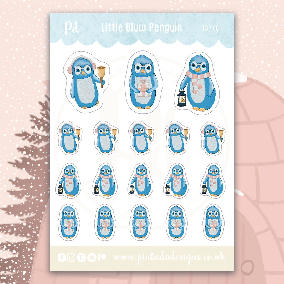 Bluw Penguin Sticker Sheet