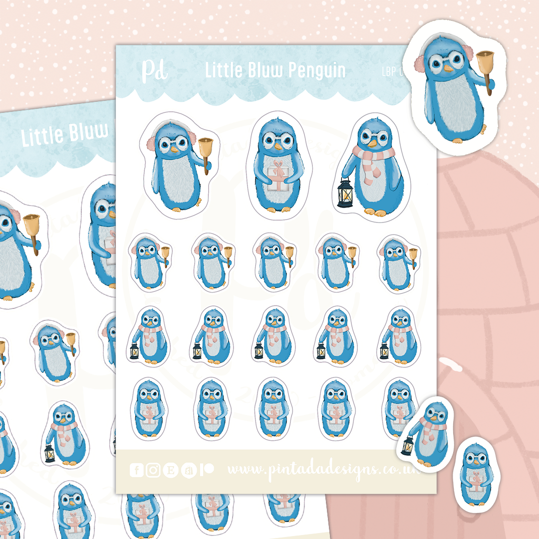 Bluw Penguin Sticker Sheet