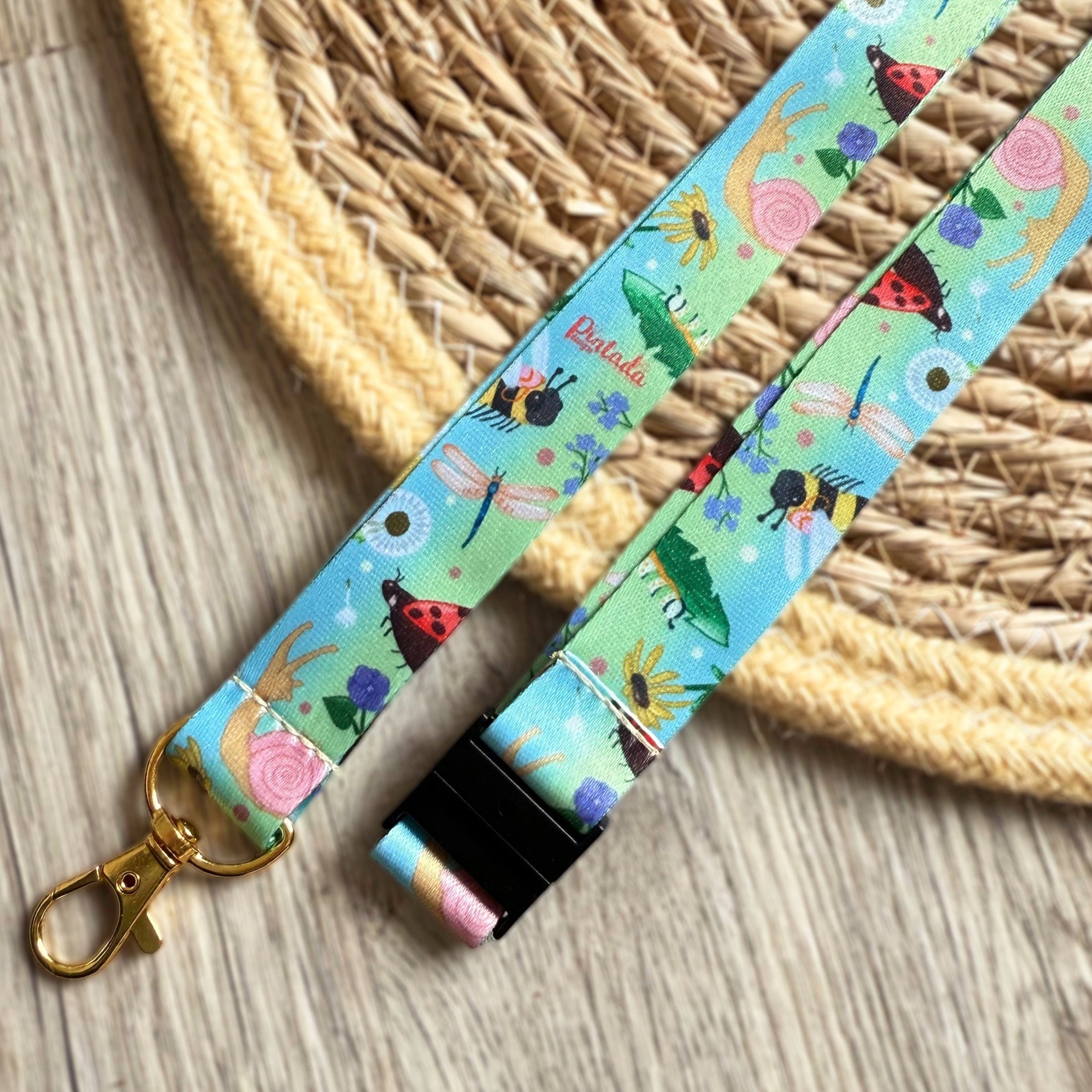 Flower Field Friends Lanyard