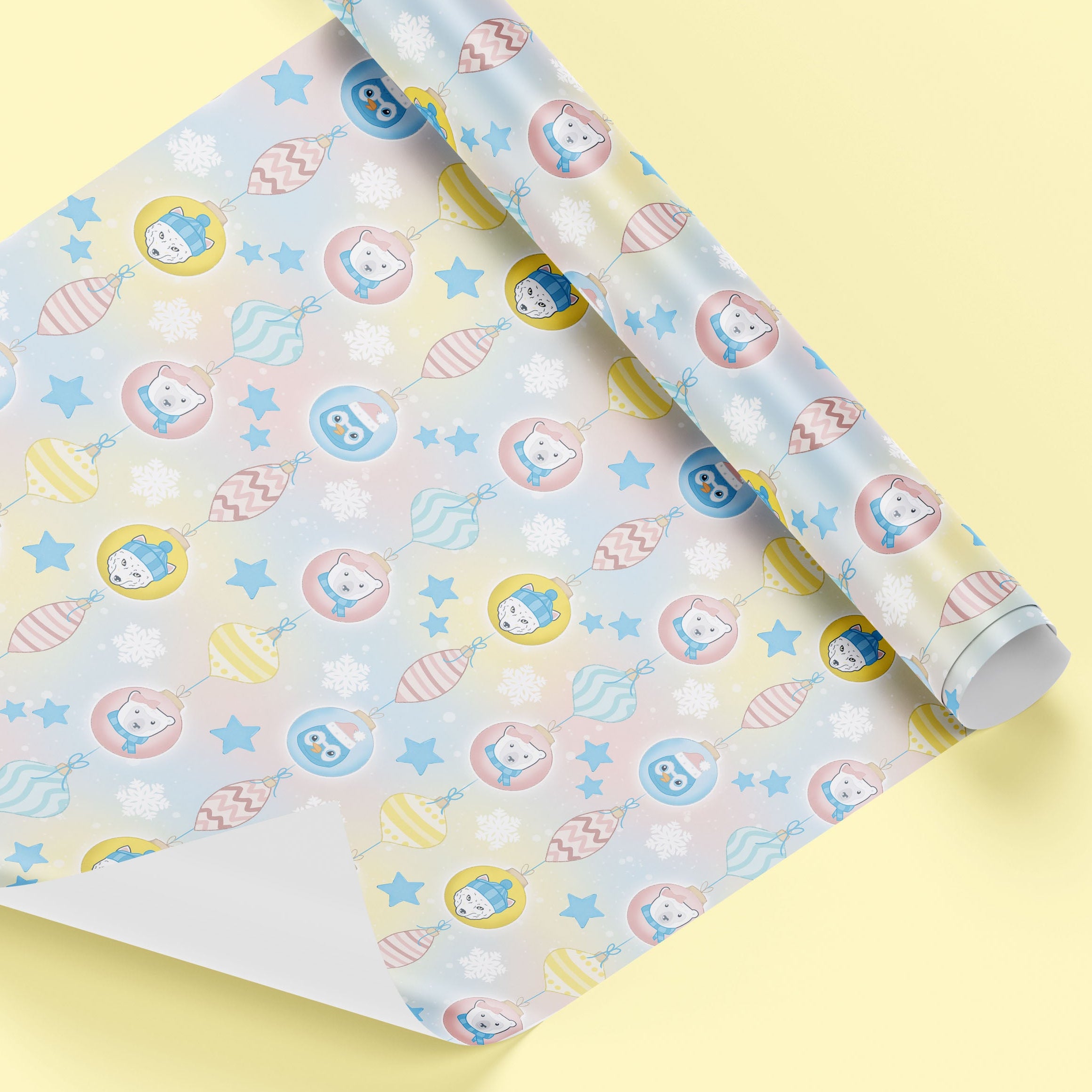 Festive Baubles Gift Wrap