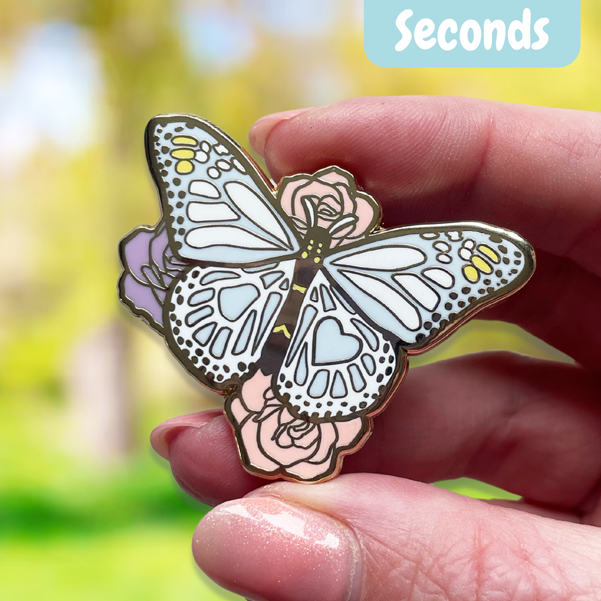 SECONDS Blue Buddies Limited Edition Pin Summer 24