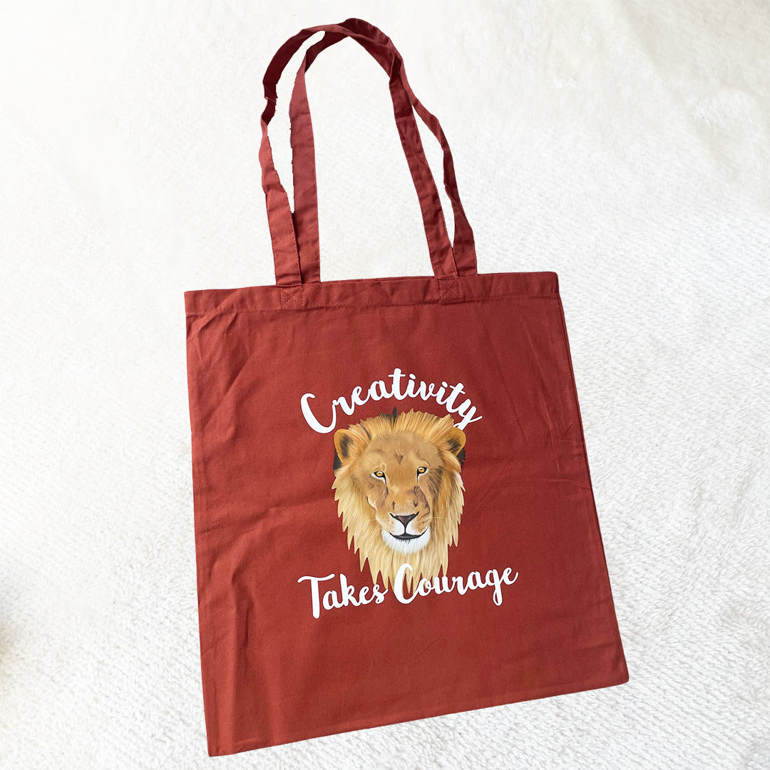 Creativity Takes Courage Tote Bag
