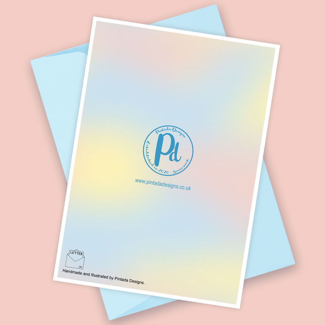 Penelope Bauble Christmas Card