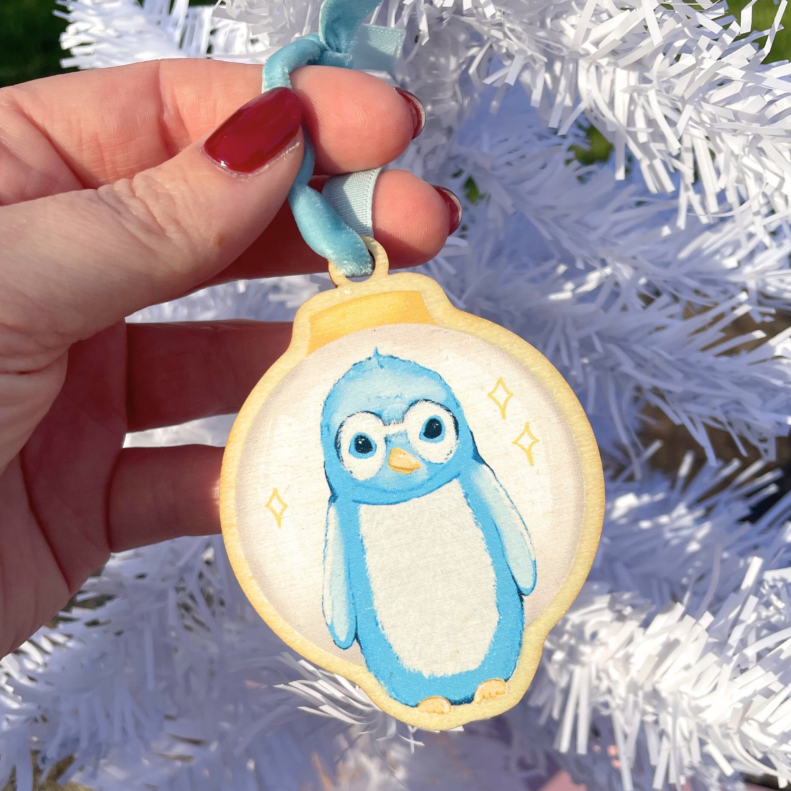 Bluw Penguin Bauble Tree Decoration