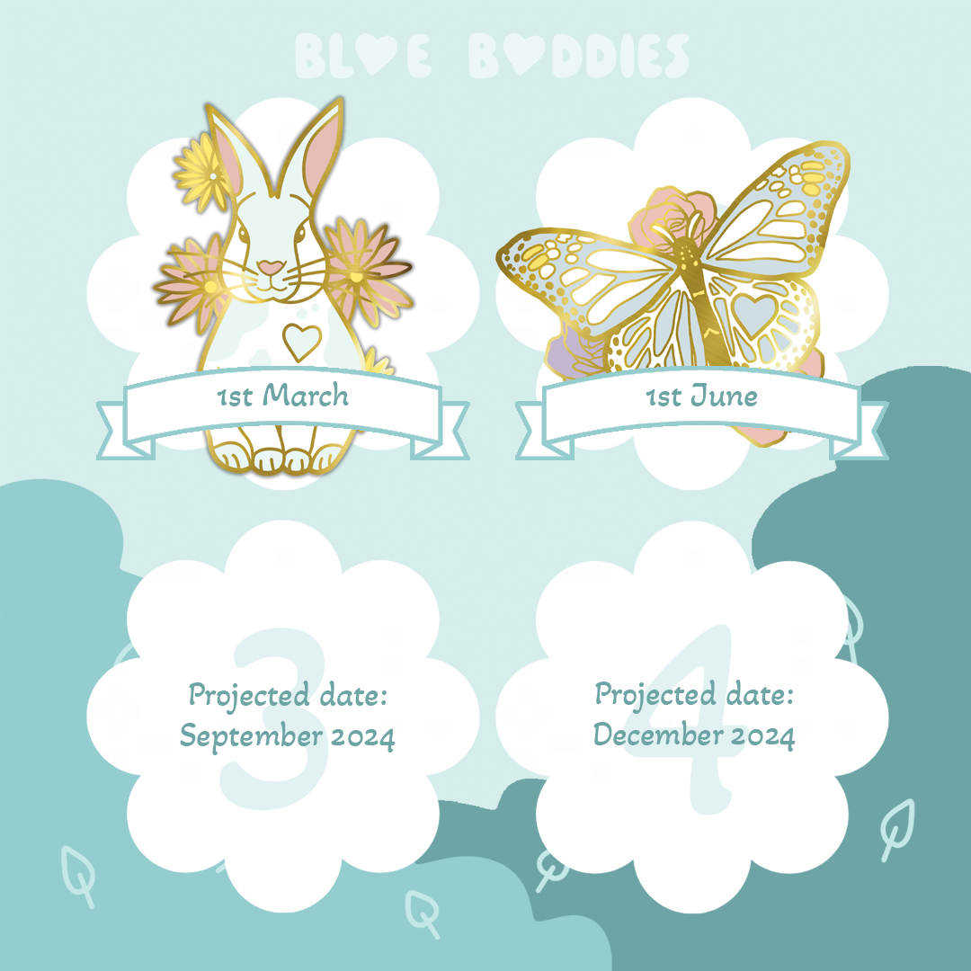 Blue Buddies Limited Edition Pin Summer 24