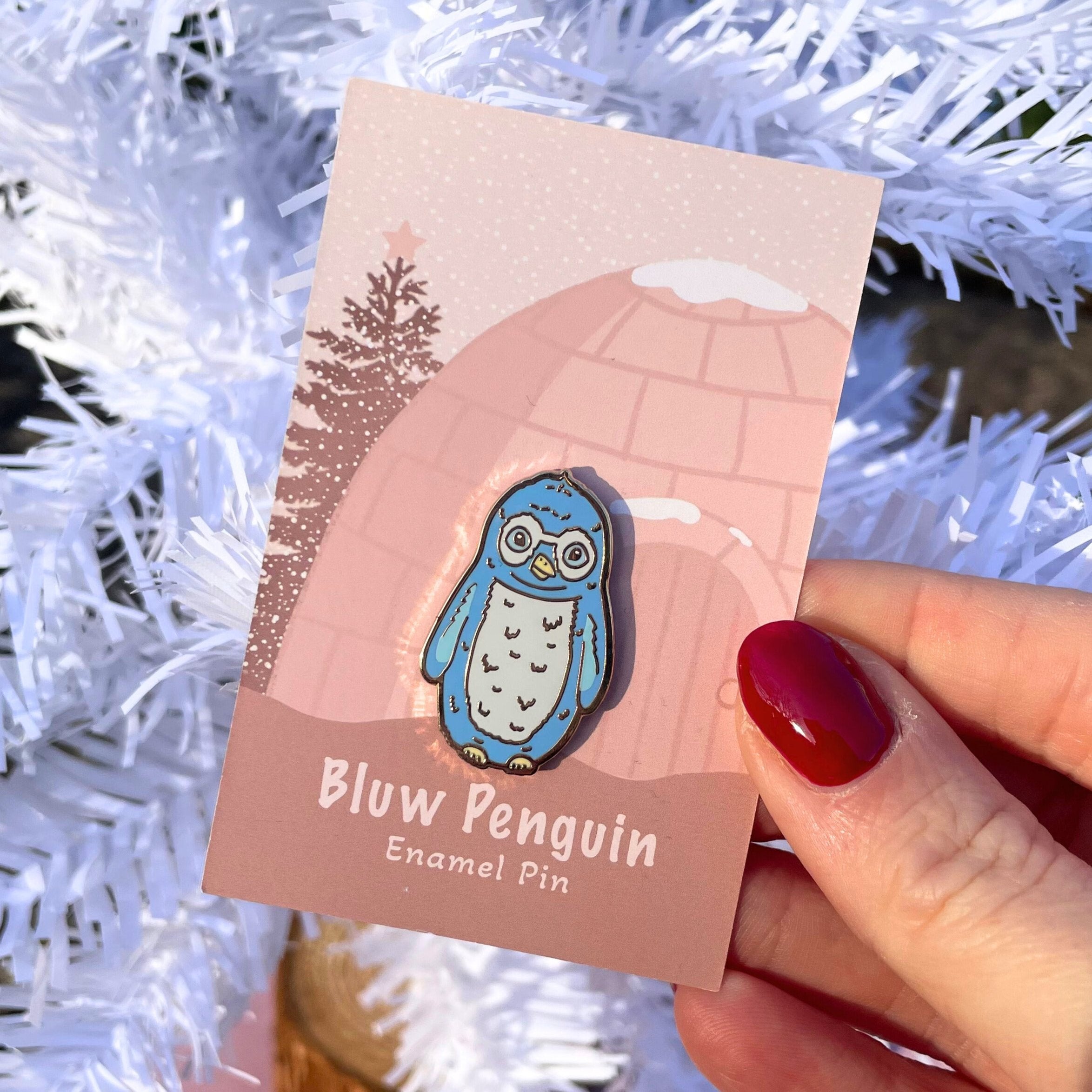 Bluw Penguin Small Enamel Pin