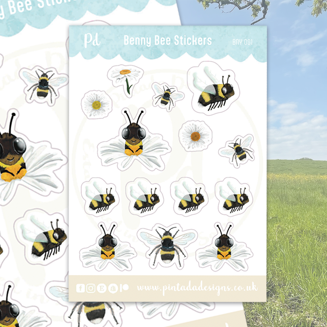 Benny Bee Sticker Sheet