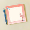 PRE ORDER Flossy Flamingo Square Notepad