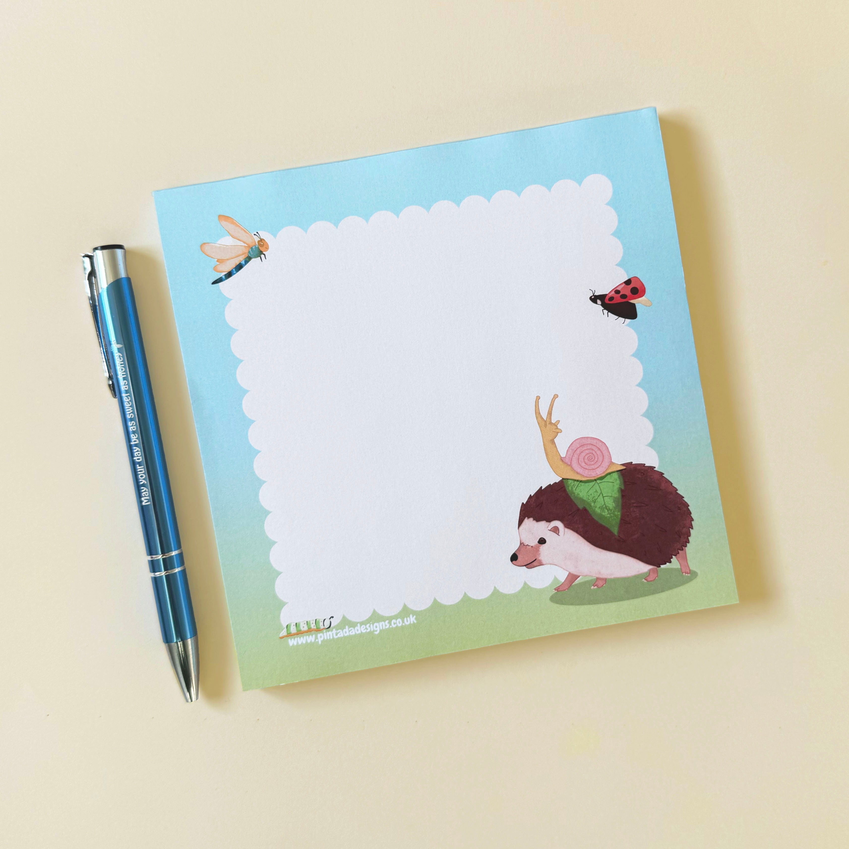 Flower Field Friends Stationery Set