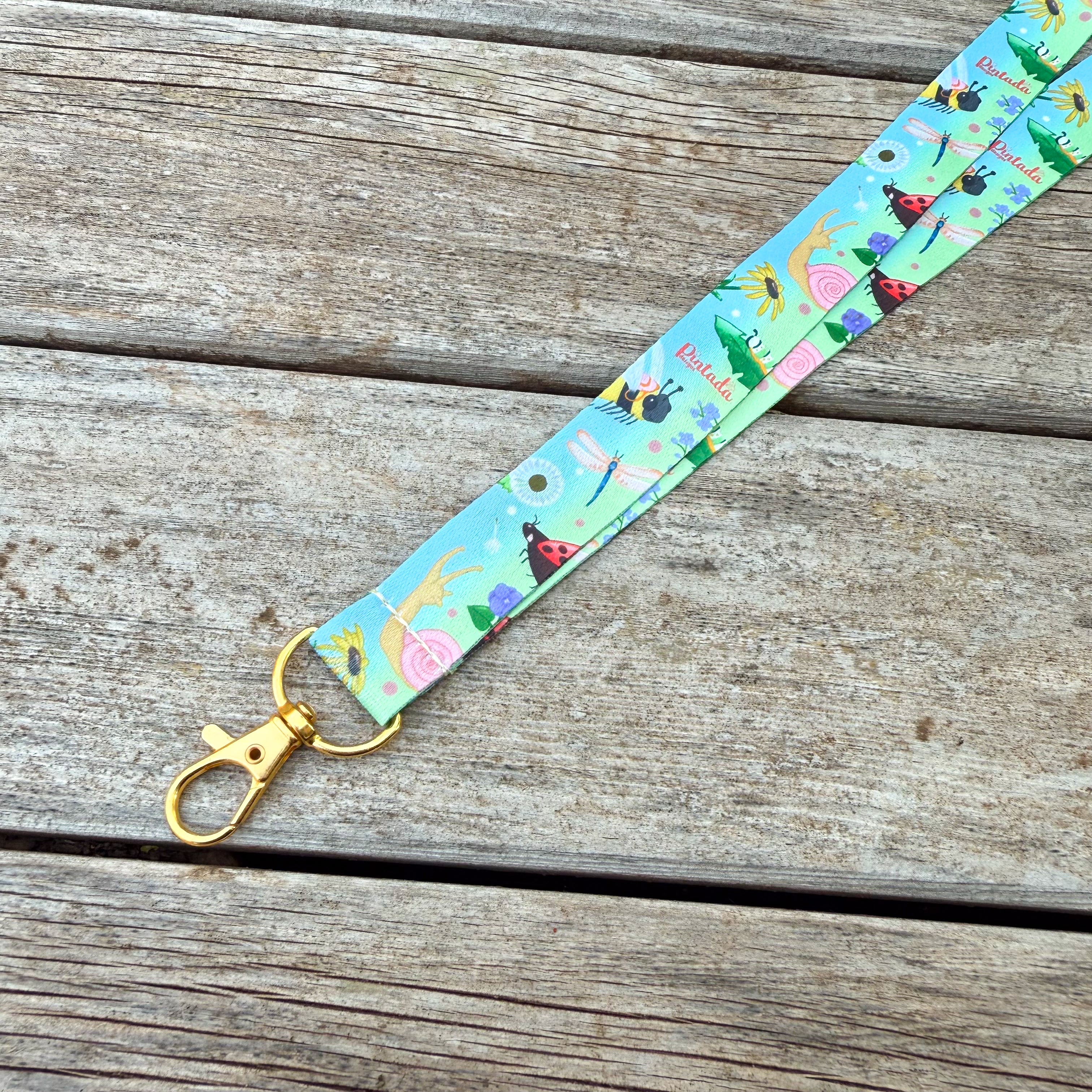Flower Field Friends Lanyard