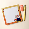Reggie Red Panda Square Notepad