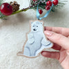 Polar Bear Wooden Decoration