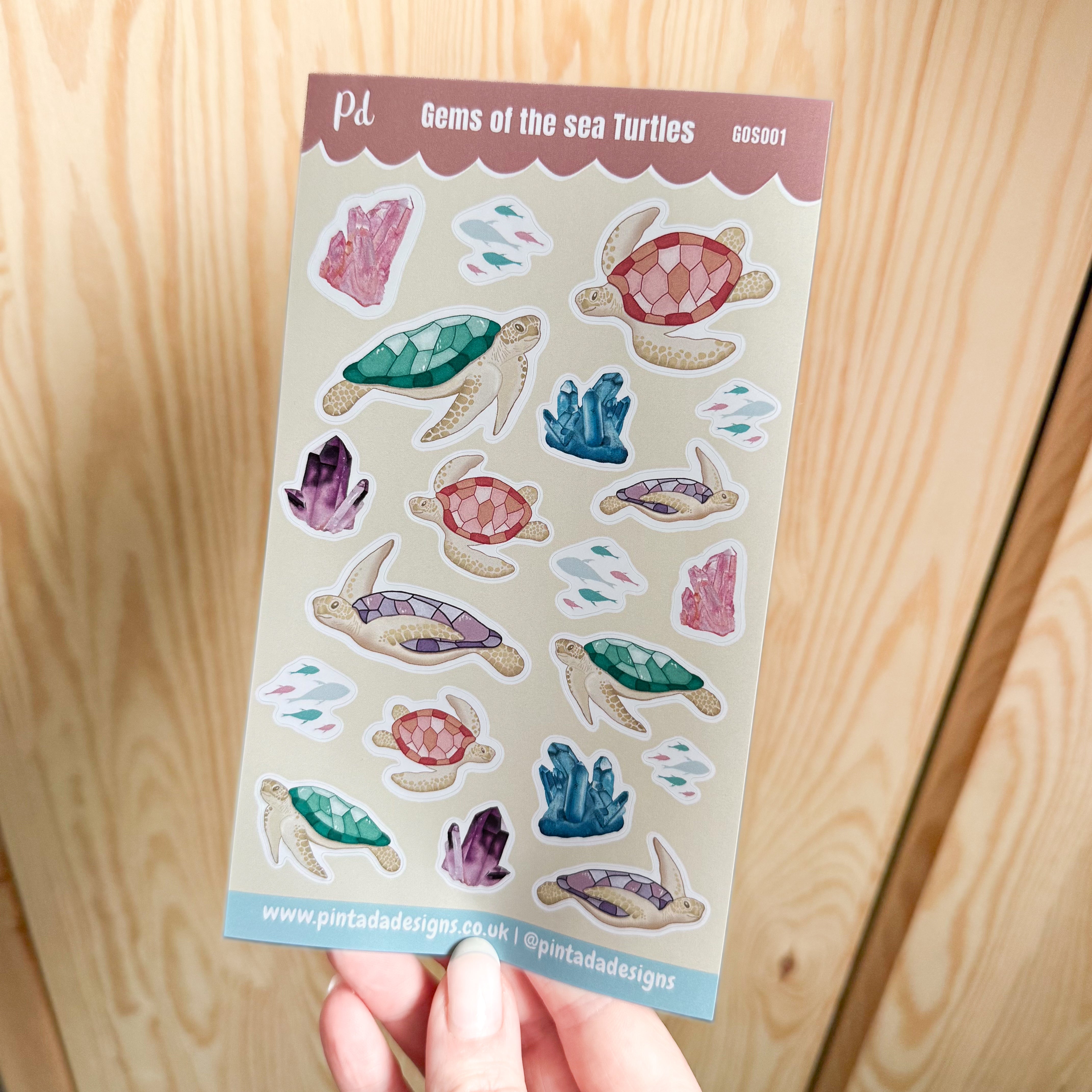 Gems of the Sea Sticker Sheet