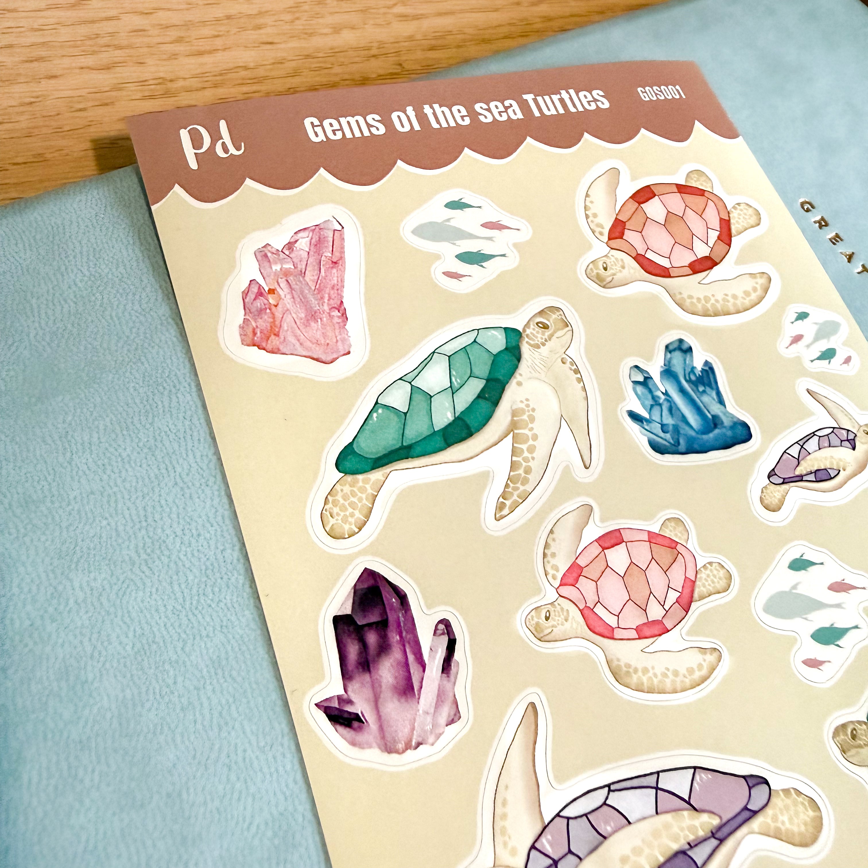 Gems of the Sea Sticker Sheet