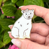 Penelope Polar Bear Enamel Pin (Generation 2)