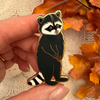 Rusky Raccoon Enamel Pin