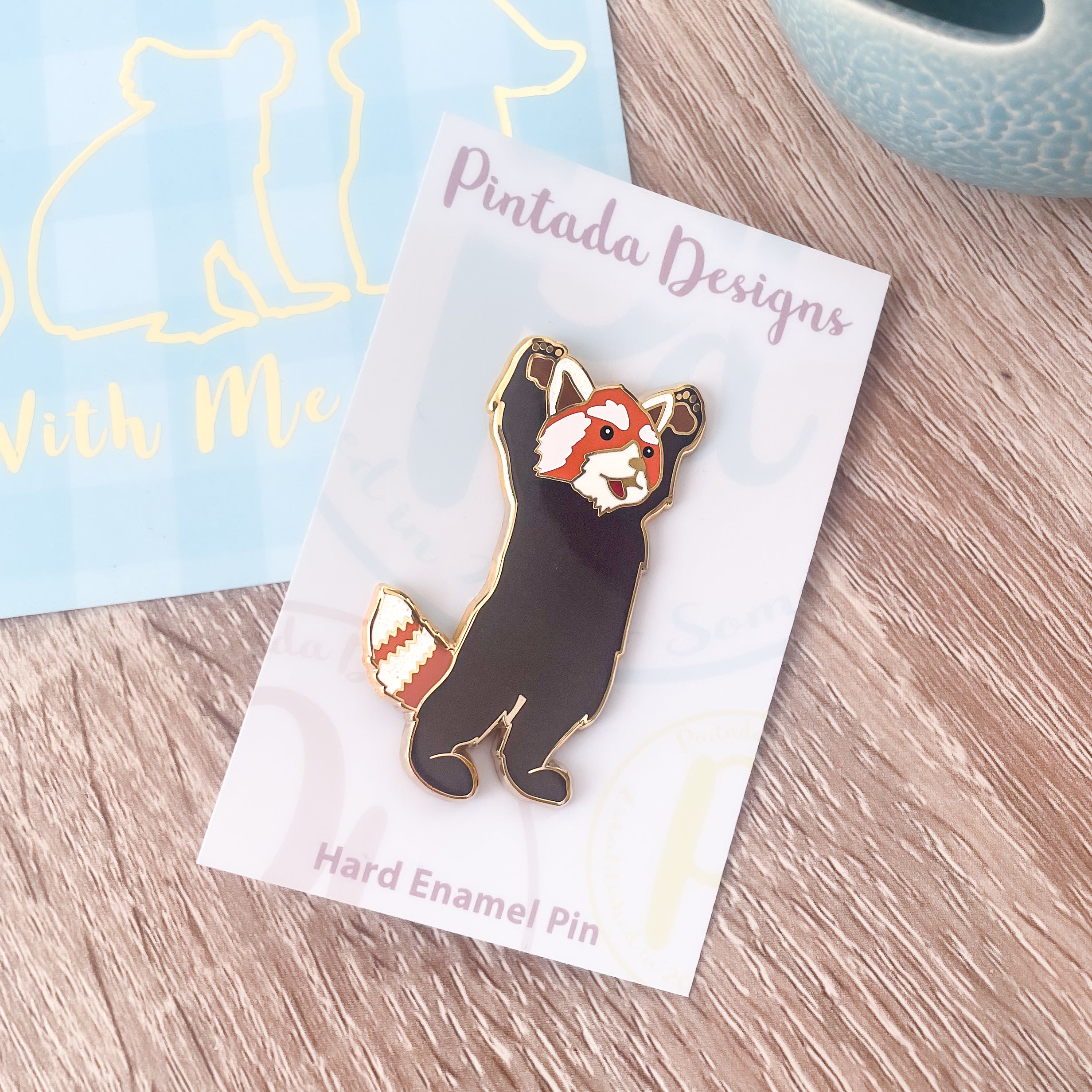 Reggie the Red Panda Enamel Pin