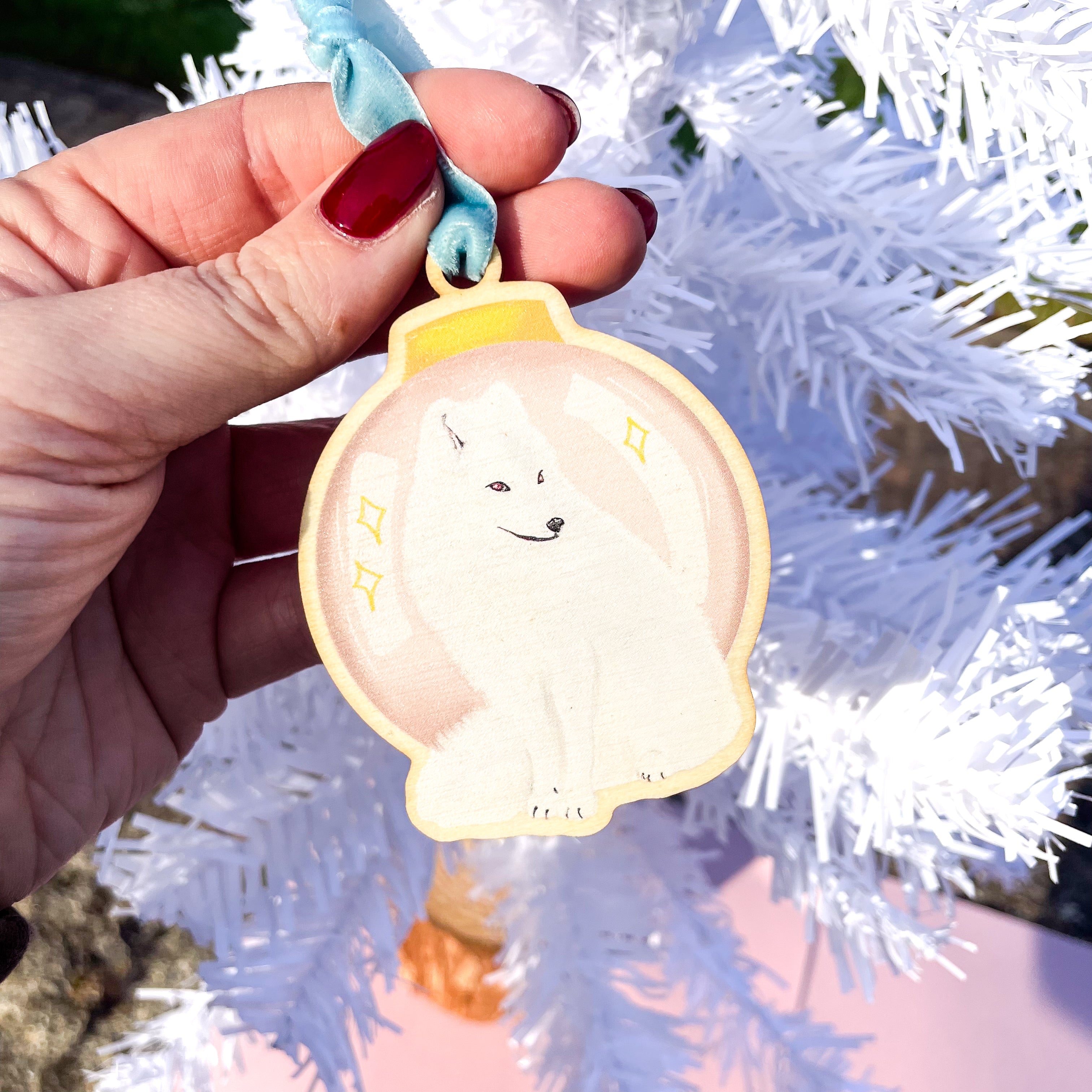 Archie Fox Bauble Tree Decoration