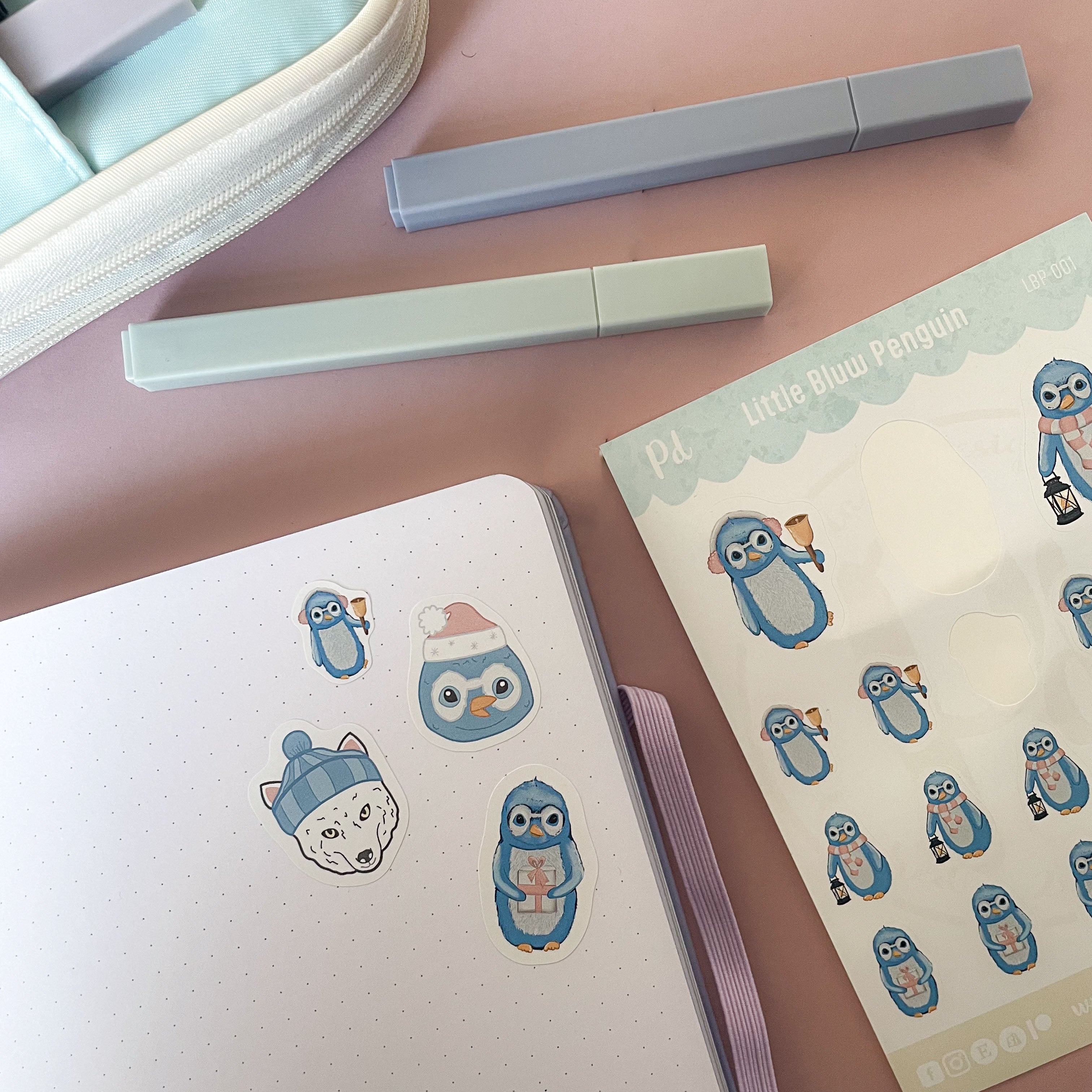 Bluw Penguin Sticker Sheet