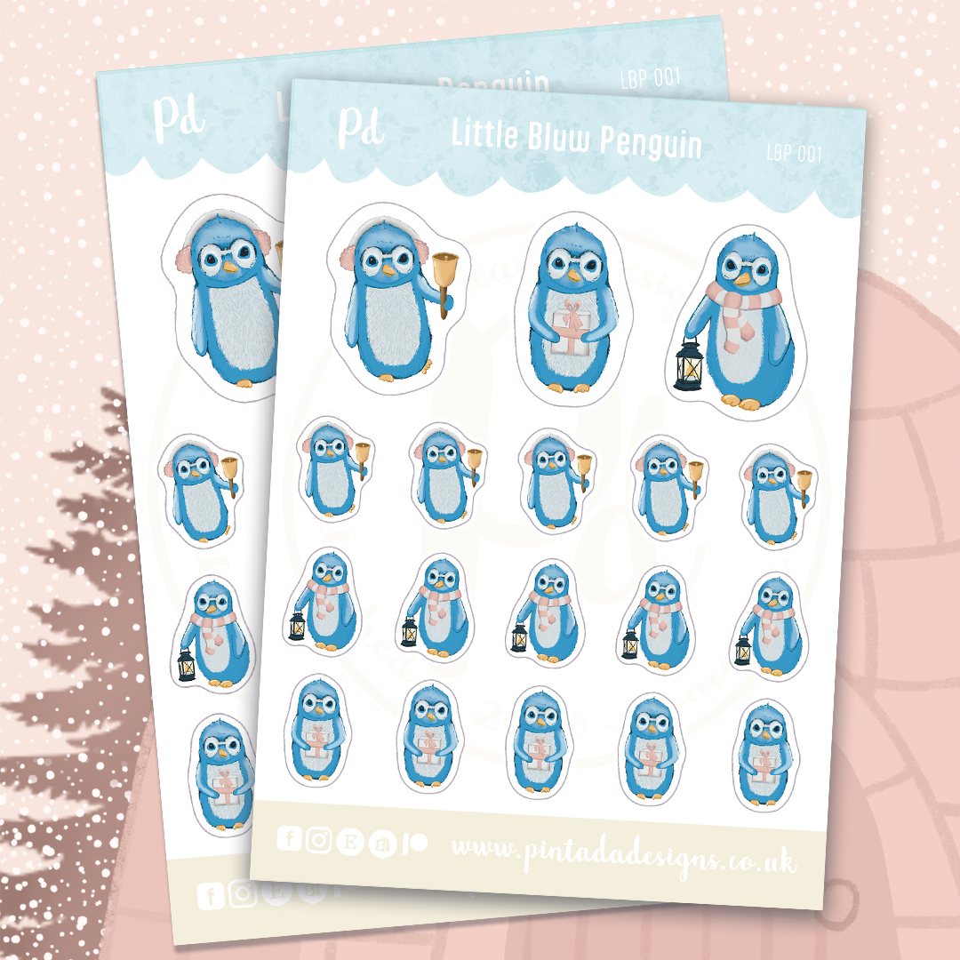Bluw Penguin Sticker Sheet