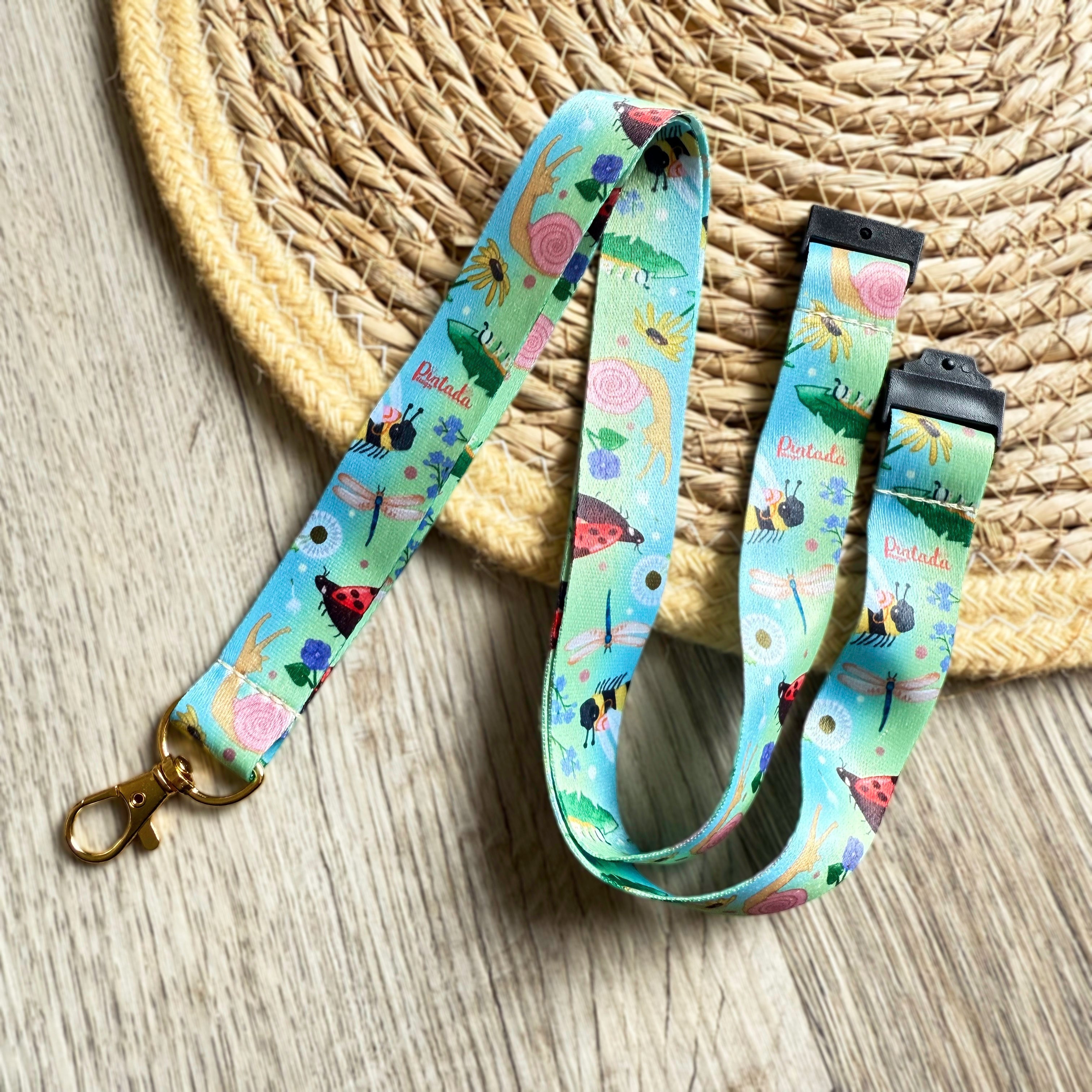 Flower Field Friends Lanyard