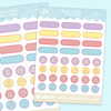 Calendar Icon Planning Sticker Sheet