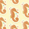 PRE ORDER Transparent Amber Seahorse Sticker