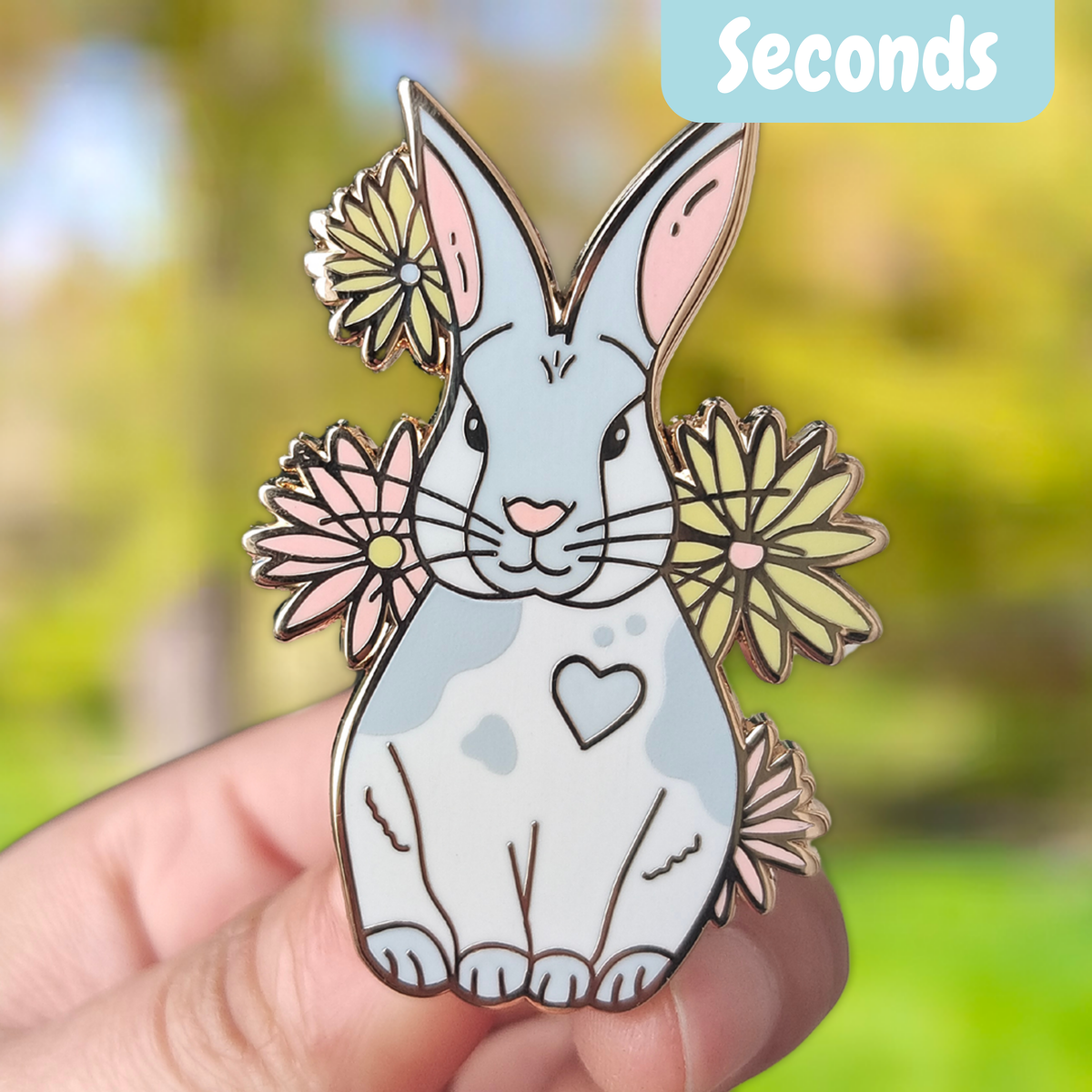 SECONDS Blue Buddies Limited Edition Pin Spring 24
