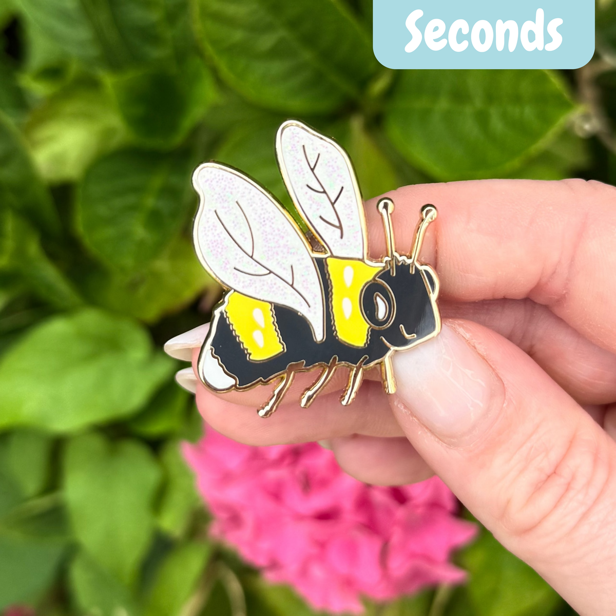 SECONDS Benny Enamel Pin