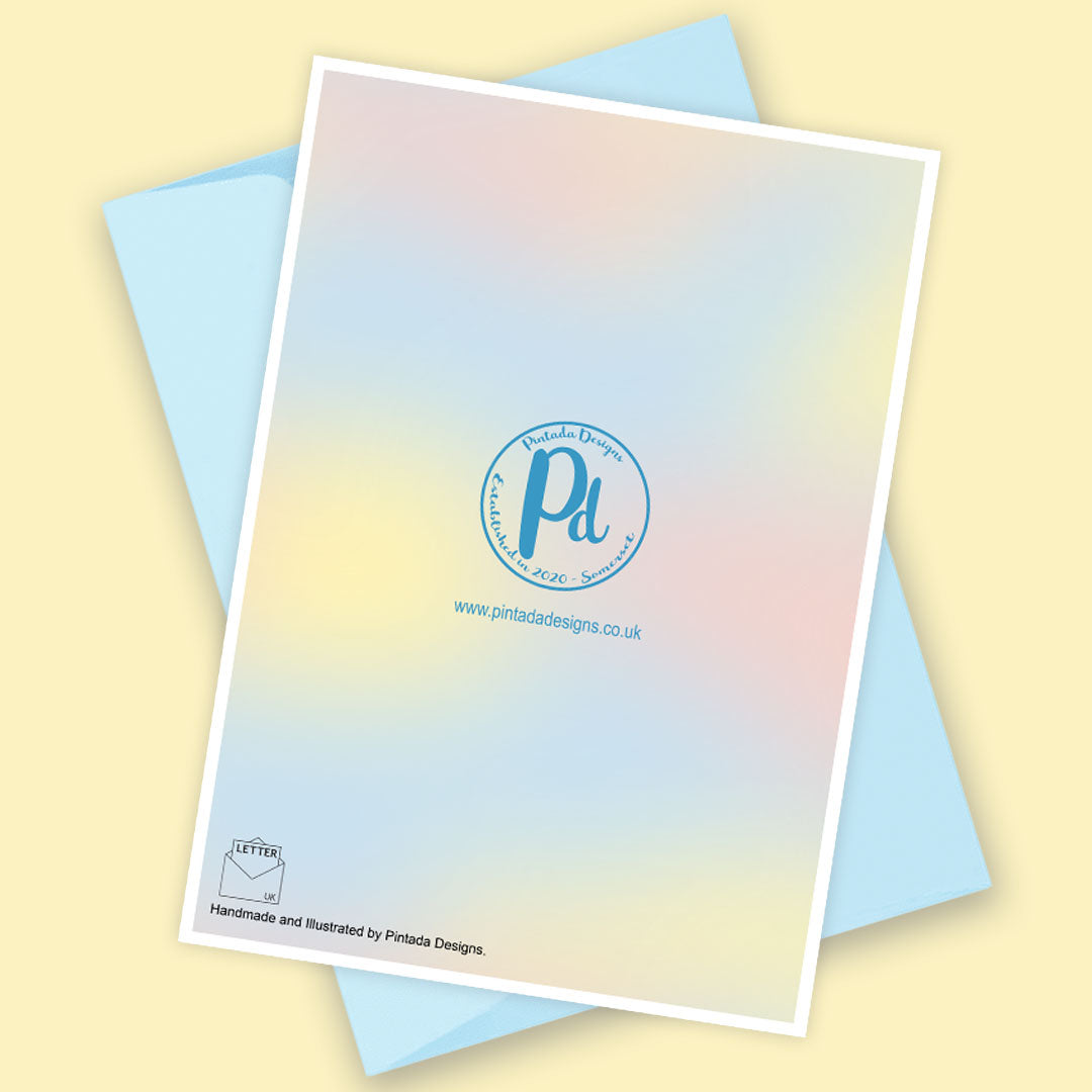 Archie Bauble Christmas Card