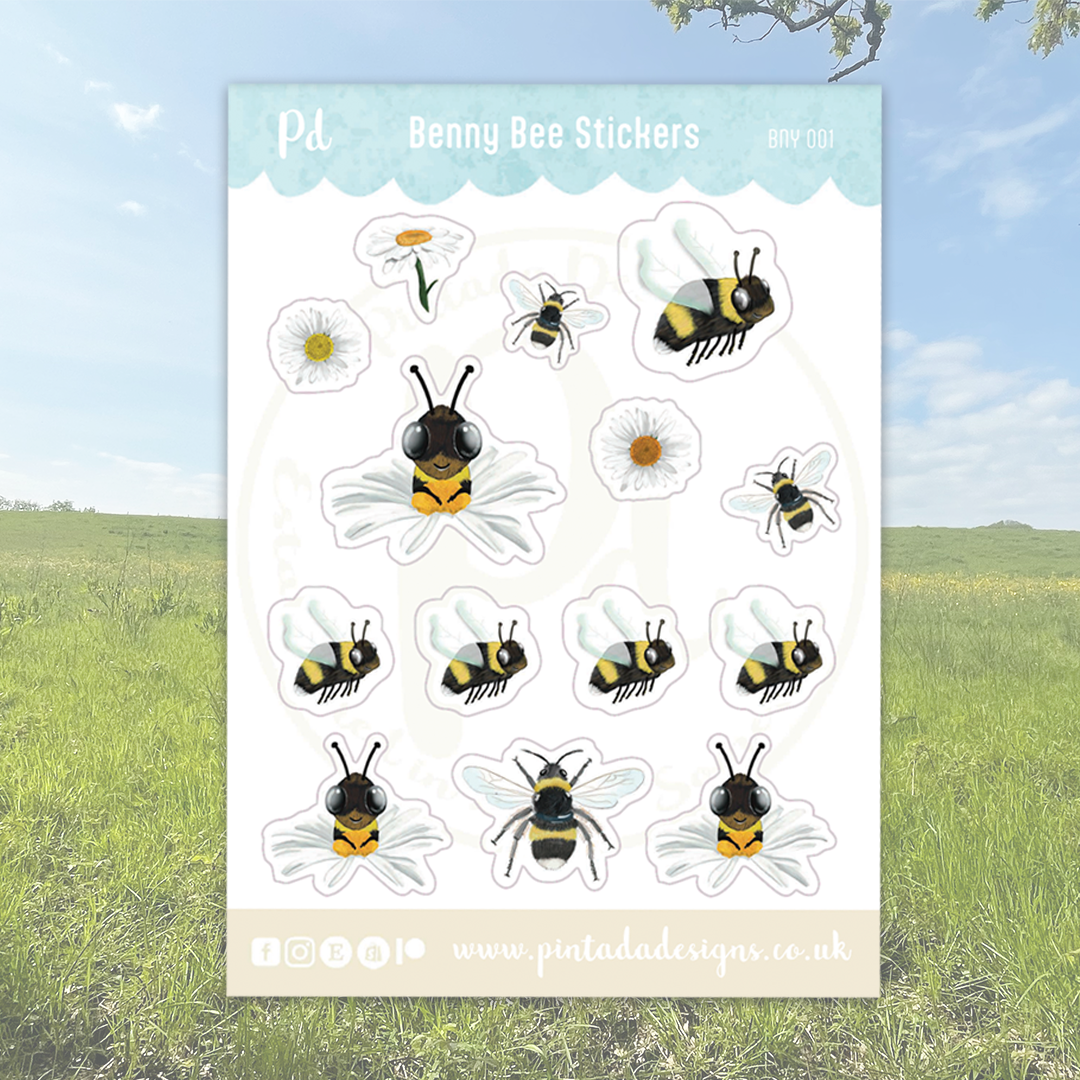 Benny Bee Sticker Sheet