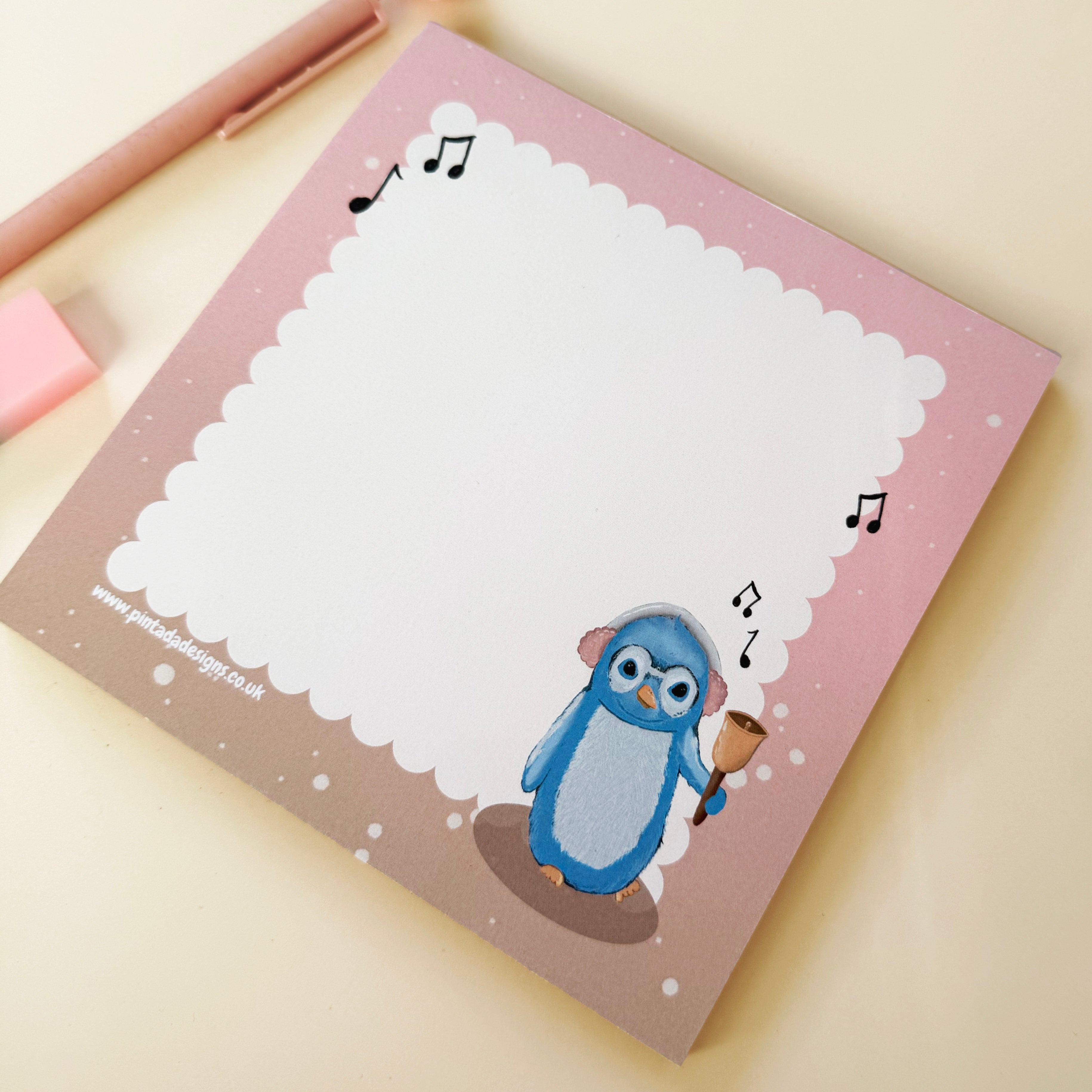 Bluw Penguin Square Notepad